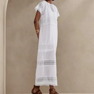 Banana Republic White Lace Dress